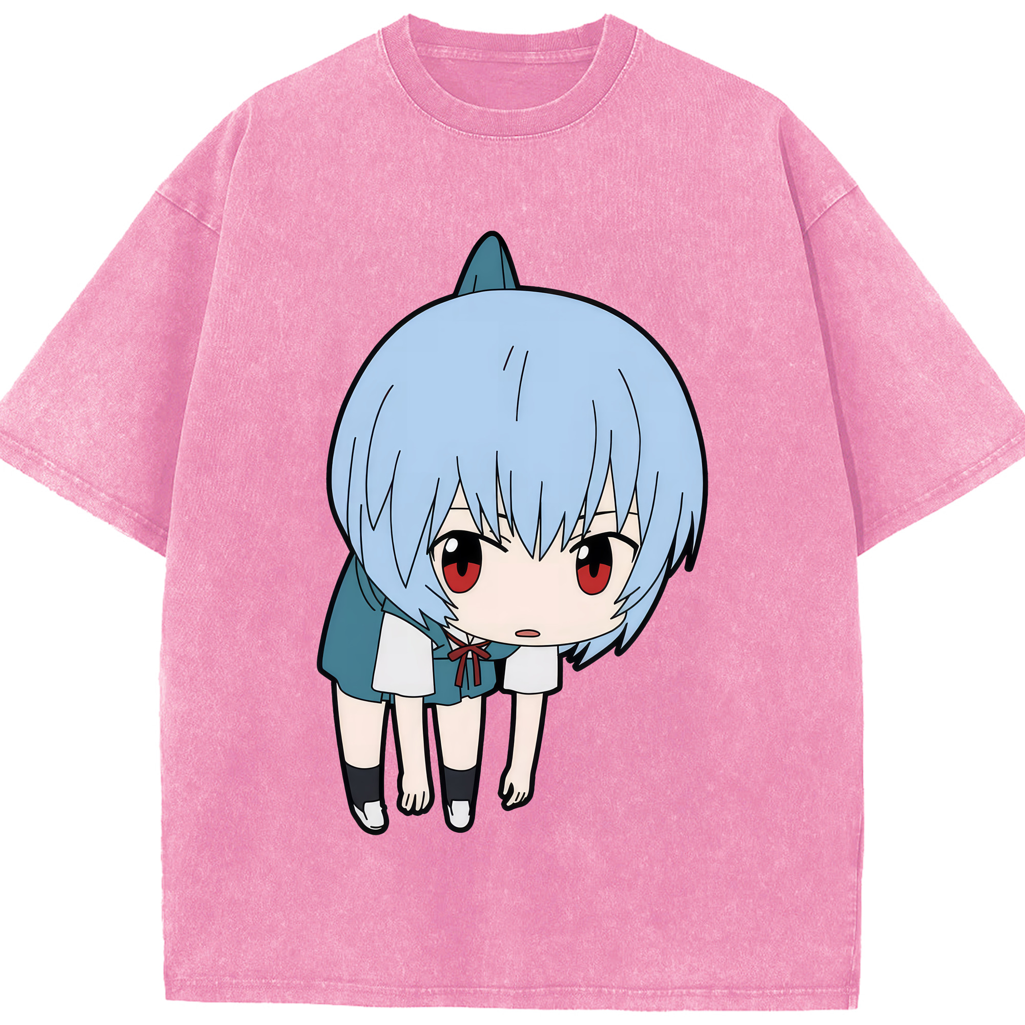 （画像用） EVA 新世紀エヴァンゲリオン 綿100% ヴィンテージ風 半袖Tシャツ（フロントプリント）